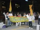 サムネイル：大阪府庁前でも教育労働者の国際連帯行動